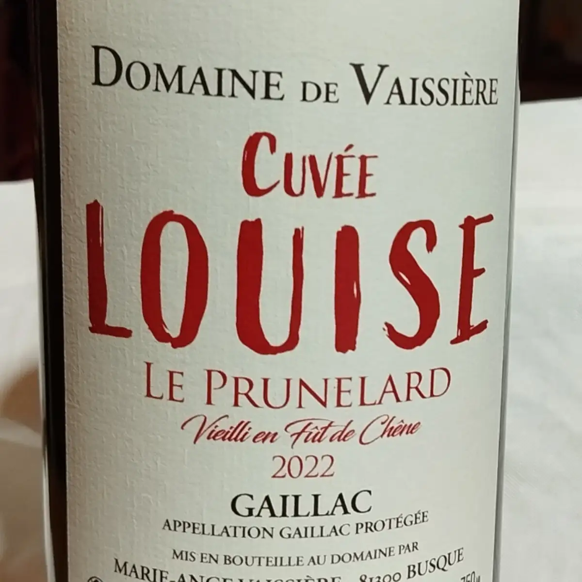 "Cuvée Louise" 2022