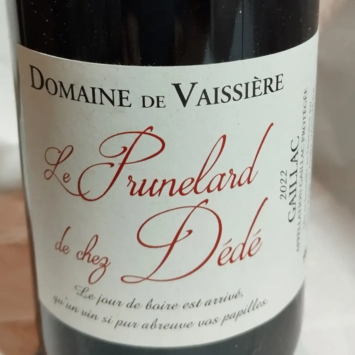 "Le Prunelard de chez Dédé" 2022